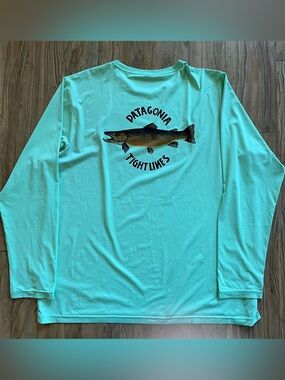 Patagonia Capilene fly fishing long sleeve shirt